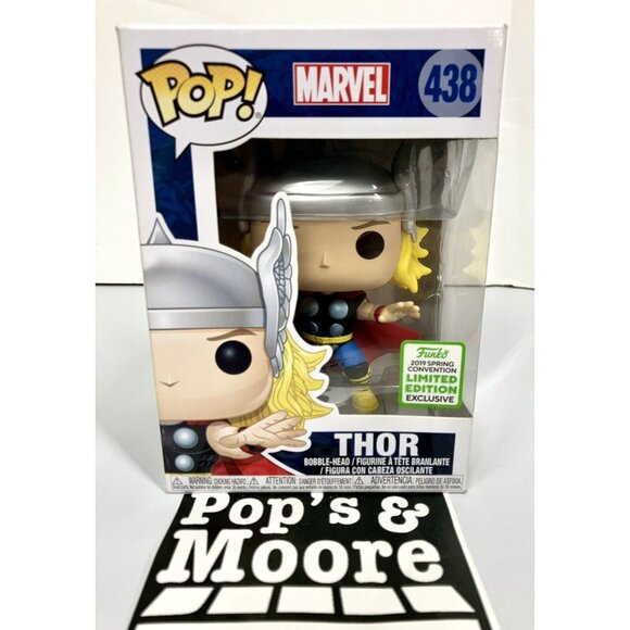Funko Pop! Marvel: Thor 438 Exclusive Vaulted Figure W/Box damaged & Protector - Picture 2 of 16